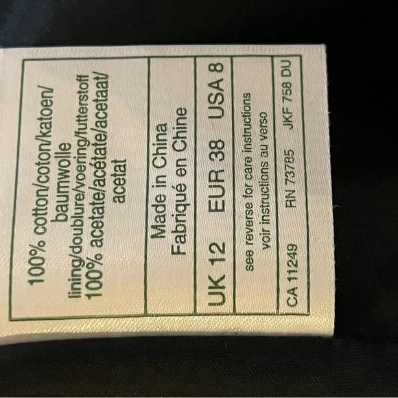 Laura Ashley 100% Cotton Poplin Boxy Oversized Relaxed Fit Cropped Jacket - Picture 5 of 6